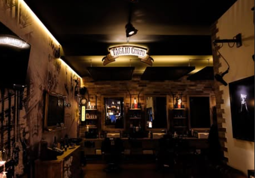 Barber shop hero background